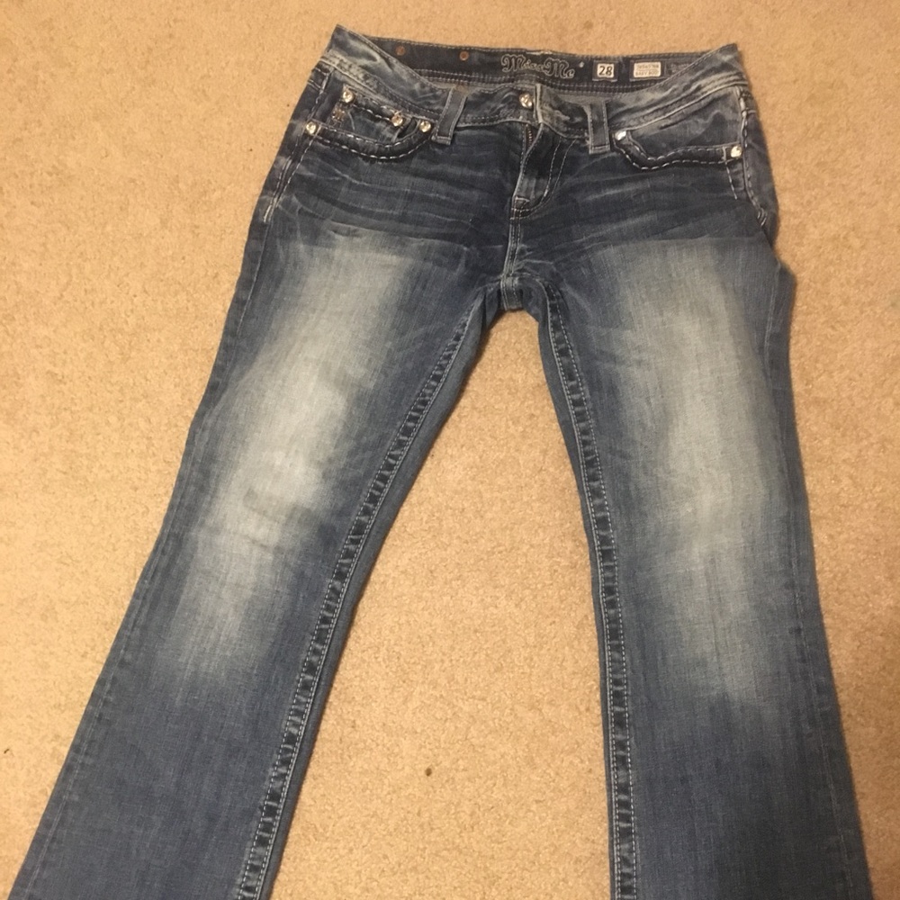 Miss me "easy boot" jeans 28x31